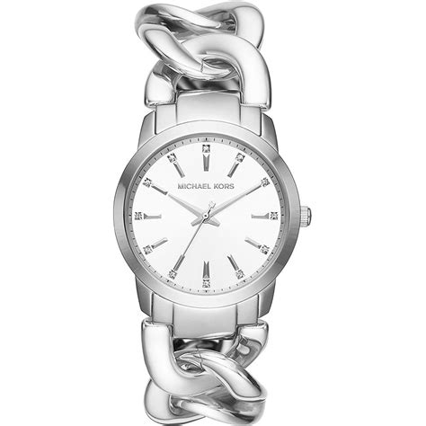 michael kors elena watch silver|Women's Silver Designer Watches .